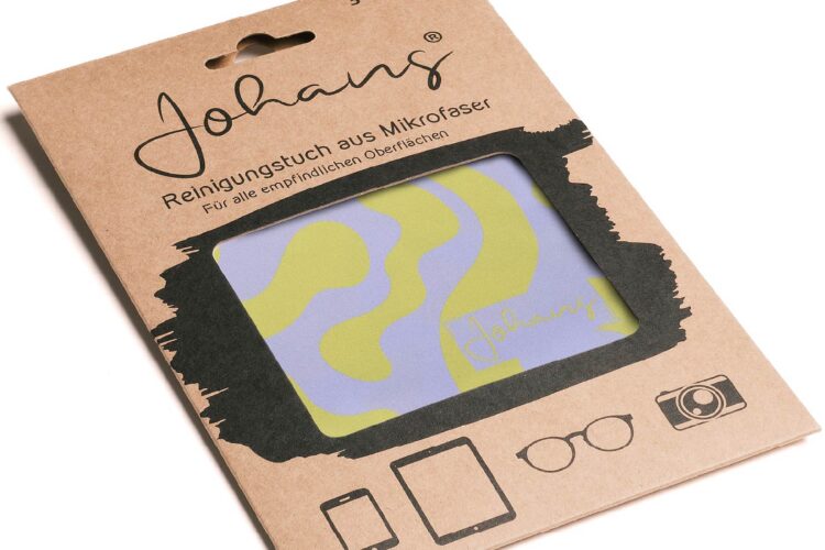 Johans-Tuch-Pastel-Swirl-verpackung Brillen- und Displaytuch Pastel Swirl